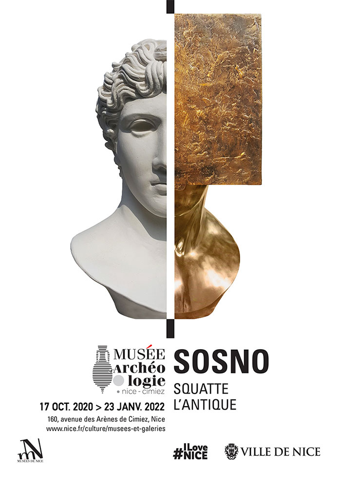 Affiche exposition Sosno squatte l'antique